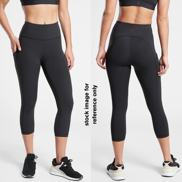 NWT Athleta Ultimate Stash Pocket Capri in Black - Picture 9 of 9